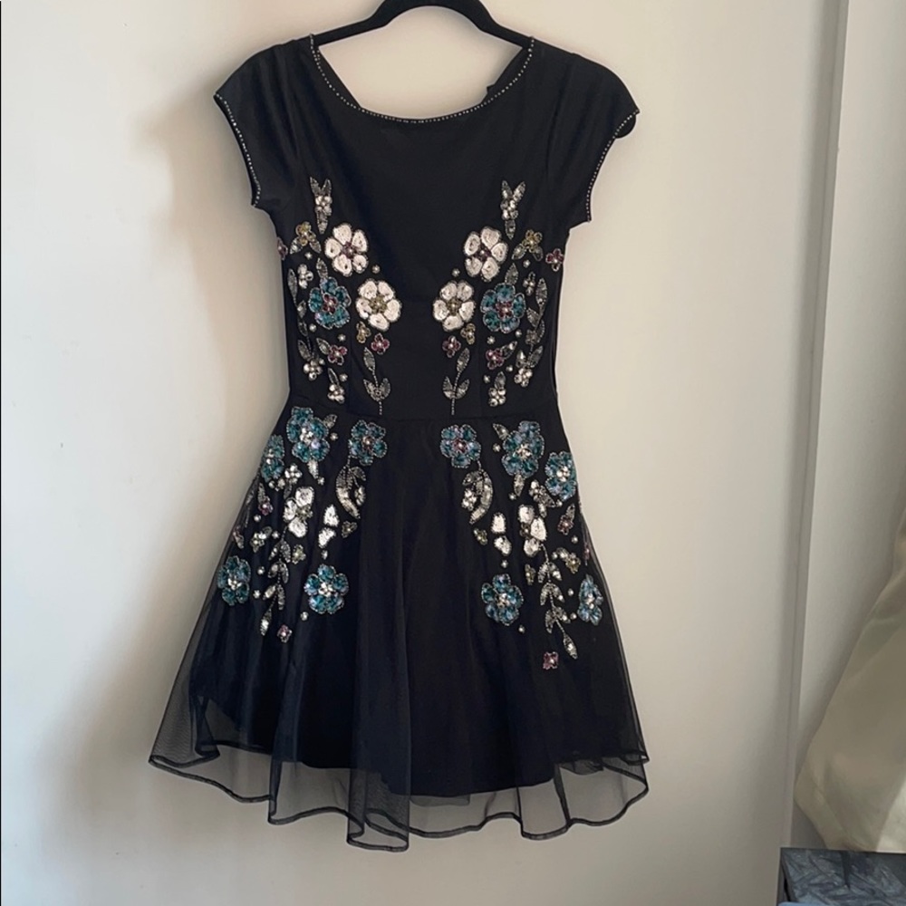 Beaded event dress